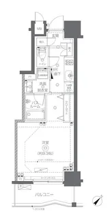 ズーム日本橋馬喰町【10階】の間取り