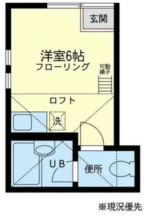 ユナイト小田エミリア ロマーニャ【2階】の間取り