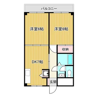 ティエイハウス【2階】の間取り