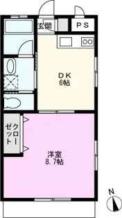 ペアーズ・ヒル第2【2階】の間取り