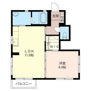 スマイルコートB【1階】の間取り