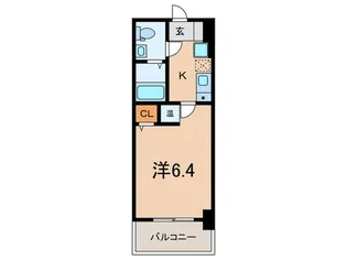 ダイドーメゾン神戸六甲【9階】の間取り