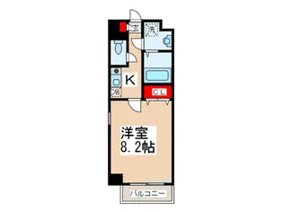 アマ-ビレ国立【3階】の間取り