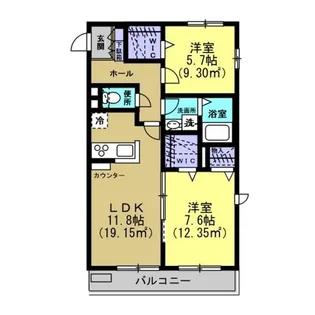 ソラティオ殿町【3階】の間取り