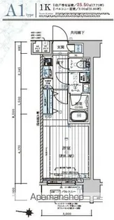 メインステージ森下II【2階】の間取り