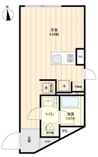 レクス武蔵小山【5階】の間取り