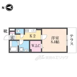 コンフォール武庫【1階】の間取り