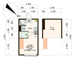 LUCIOLE【1階】の間取り