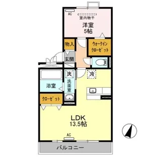 アプサラ I【2階】の間取り
