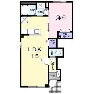 ヴェール【1階】の間取り