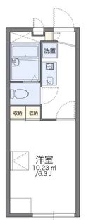 レオパレスていくわん【2階】の間取り