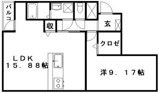 セントラルパーク下池川【7階】の間取り