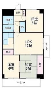 スクエア25【2階】の間取り
