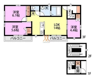 Drie本八幡の間取り