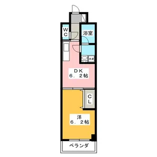 ヴィラ・グランデ青葉台【2階】の間取り