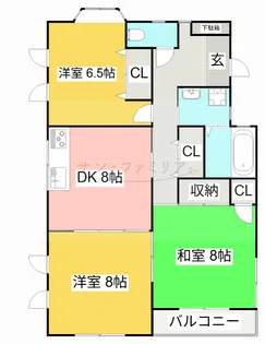 ハイムジロー【2階】の間取り