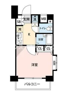 プレール・ドゥーク文京本駒込【2階】の間取り