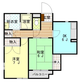 狭山パークハイツ【2階】の間取り