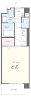 フローリッシュプレイス【1階】の間取り