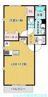 レアルブランI・II【1階】の間取り