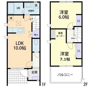 COMFORT HANAZONO(コンフォート花園) Cの間取り