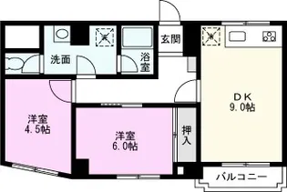 リエス宮原ウエスト【3階】の間取り
