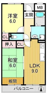 アメニティ西脇【5階】の間取り