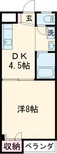 コーポ辻井 II【2階】の間取り