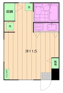 ヴィラ西脇【2階】の間取り