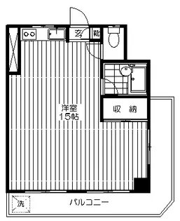 シャトレ恵比寿【3階】の間取り