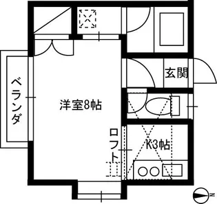 TONON No.2【1階】の間取り