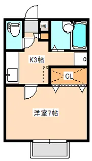 パセオステーブル東苑【2階】の間取り