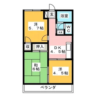 メゾンヒサシ【2階】の間取り