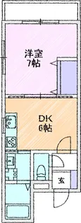 コファネット【1階】の間取り