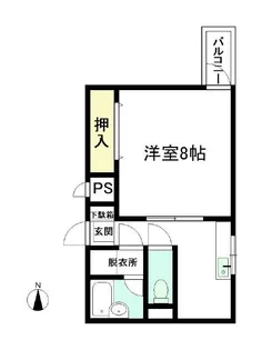 新宿マンション【3階】の間取り
