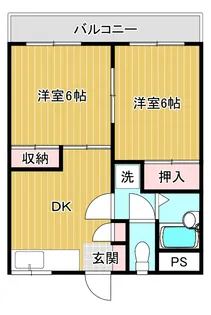 田園ビル【3階】の間取り