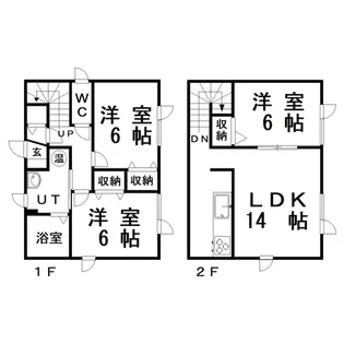 北海道釧路市緑ケ岡5【一戸建】の間取り
