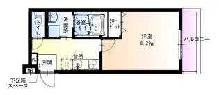 フジパレス堺浜寺石津III番館【1階】の間取り
