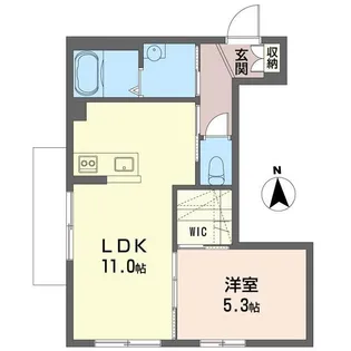 シャーメゾンU【3階】の間取り