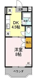 ファミーユI【3階】の間取り