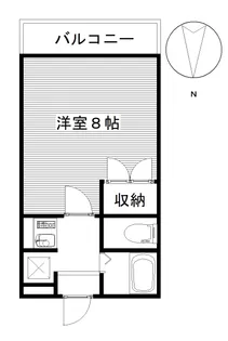 エクセルハイムA.B【2階】の間取り