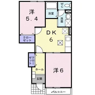 アルバエスペランサIII【1階】の間取り