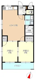エミネンス【4階】の間取り