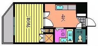 ベルコート藤井【2階】の間取り