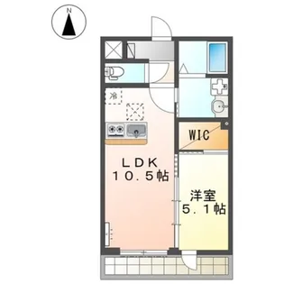 シェトワはつしば【2階】の間取り