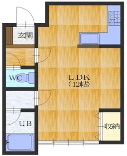ハイツフラワー【1階】の間取り