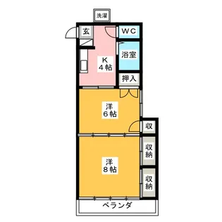 コスモス【2階】の間取り