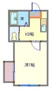 ホワイトキャッスル26番館【2階】の間取り