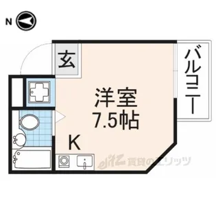 シティパレス富雄南【2階】の間取り