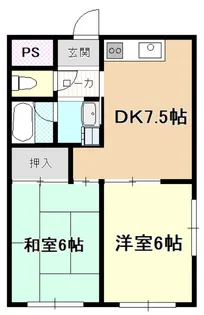 エクセルみもみ【1階】の間取り